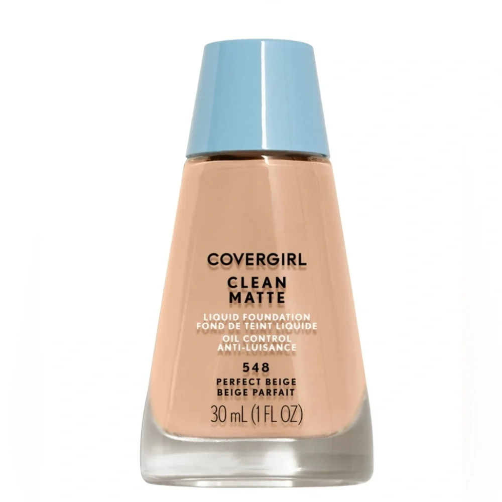 COVERGIRL Clean Matte Oil Control Liquid Foundation 548 Perfect Beige 1 fl oz